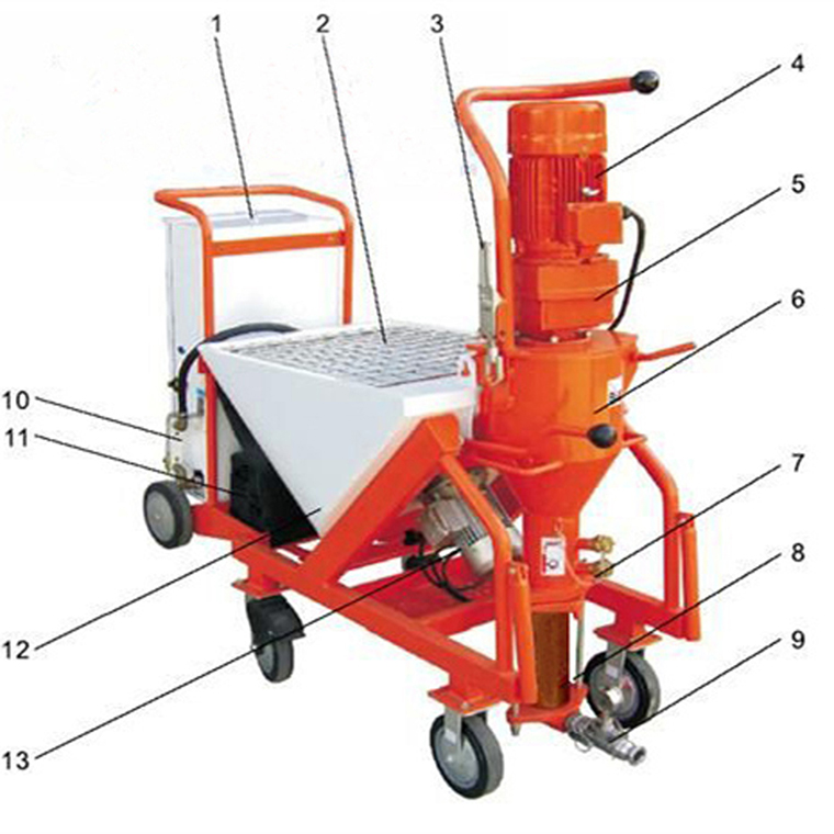  N5 Putty Mortar Spraying Machine