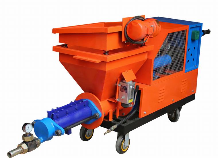 How to solve the trouble in the construction of mortar spraying machine