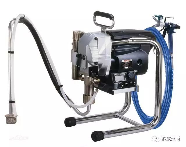 True stone paint spraying machine using skills