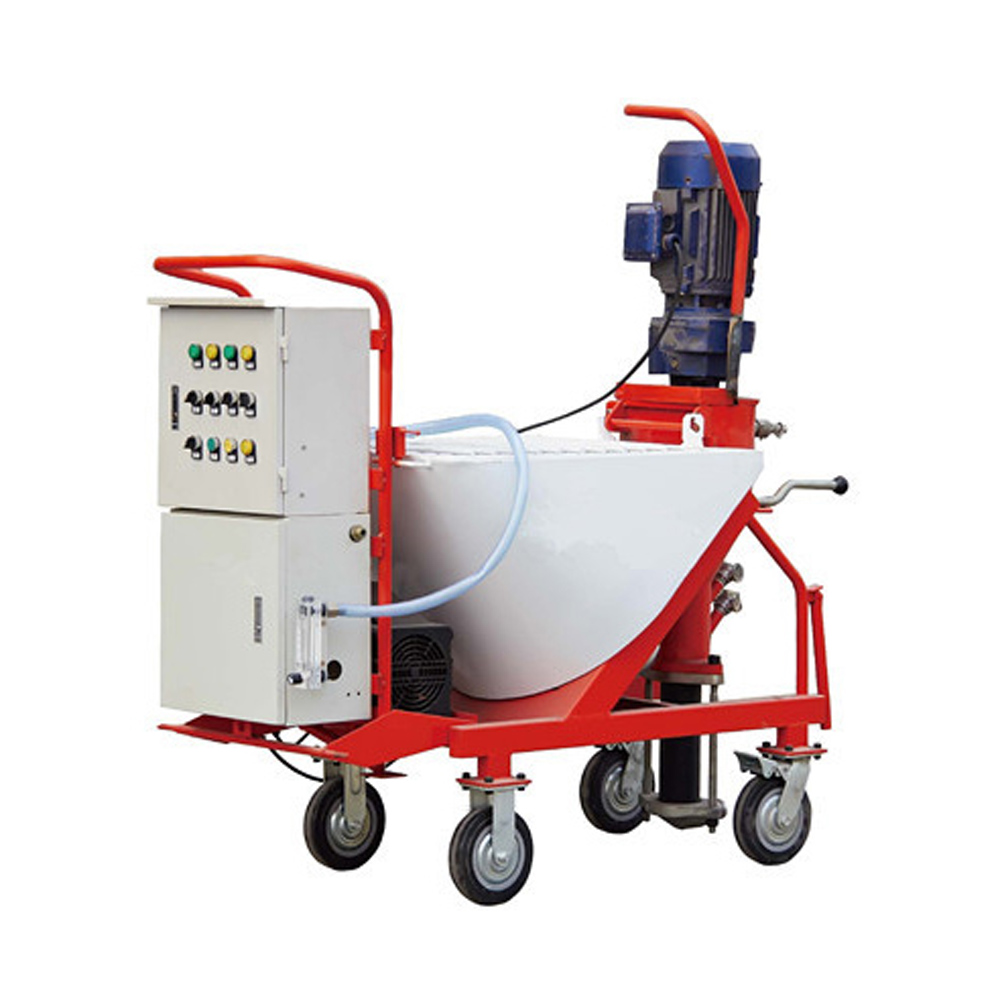 Operation Of Mortar Spraying Machine For Wall Cement