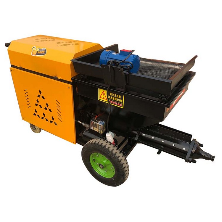 Understand The Characteristics Of The Equipment Of The Mortar Spraying Machine