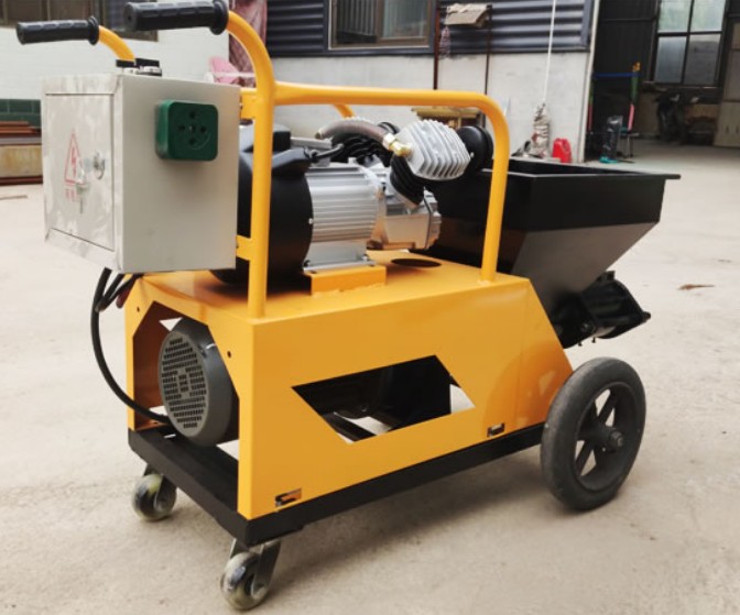 Construction Engineering Cement Plaster Spraying Machine