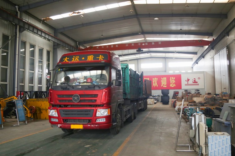 China Coal Group Sent Prop Pulling Winches And Flatbed Trucks To Qingdao Port